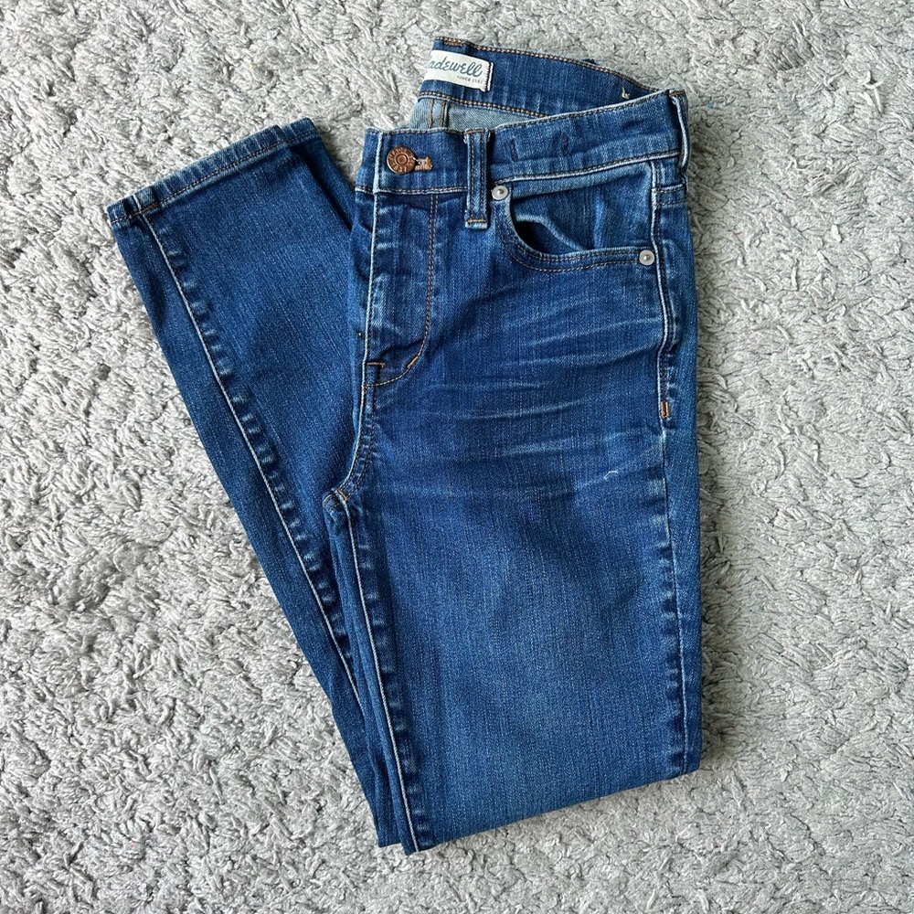 Madewell High Riser Skinnny Size 26 Denim Blue Jeans